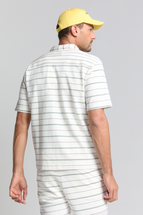 NO-EXCESS shirt short sleeve jersey revers co